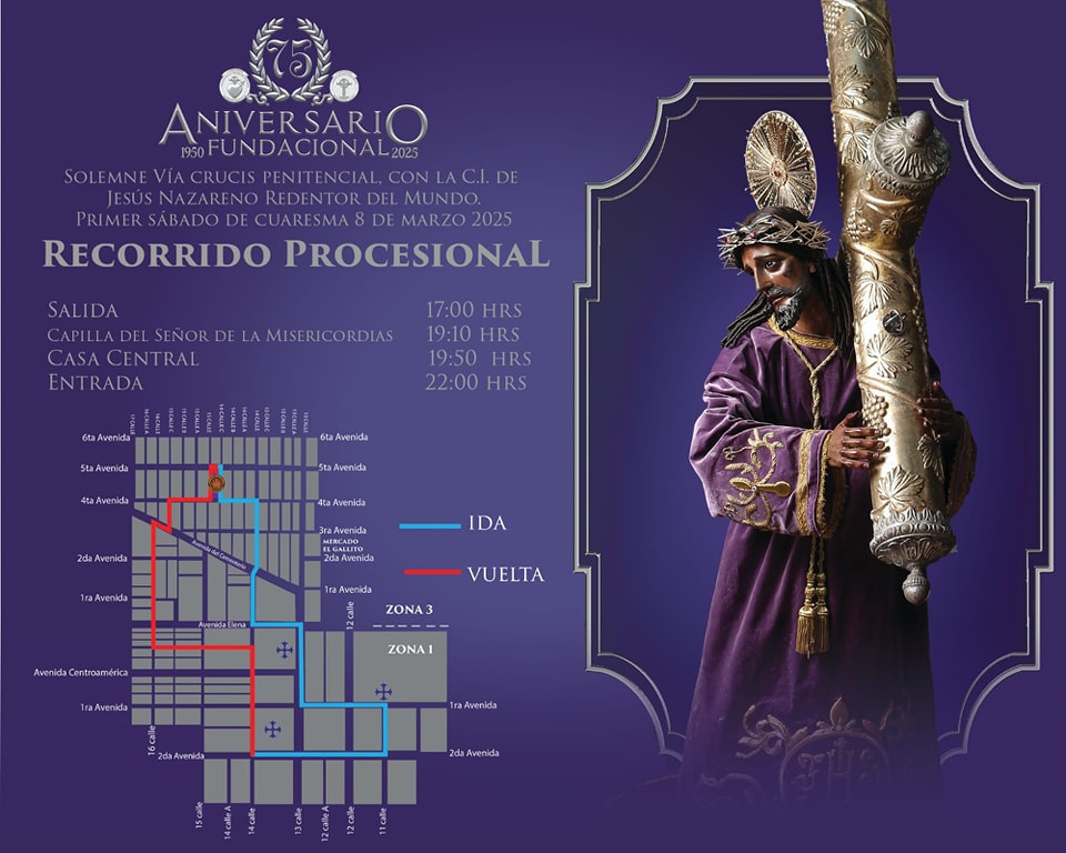 475530174_1091489906352735_5548484582158680126_n Recorrido procesional de Jesús Nazareno Redentor del Mundo