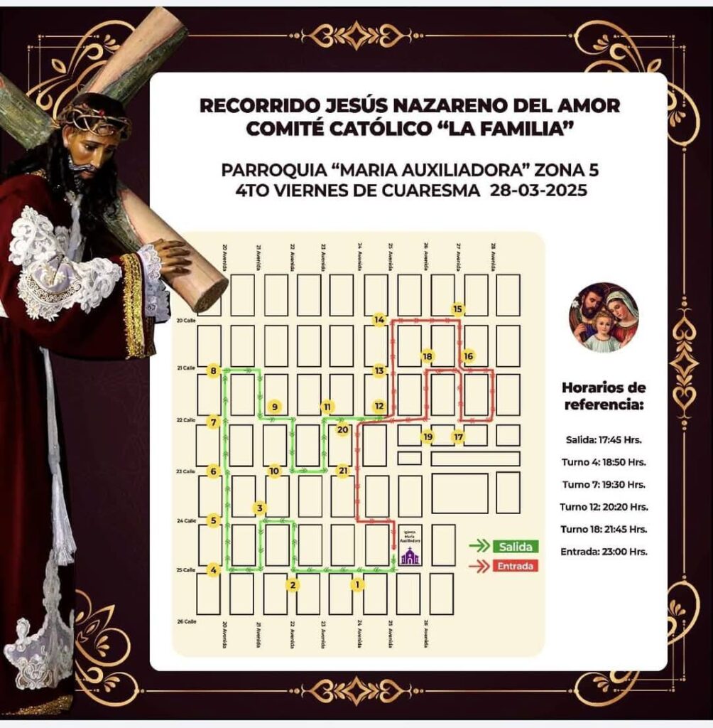 486379727_1080679834090197_5739380484028823218_n-1004x1024 Recorrido procesional de Jesús del Amor de María Auxiliadora zona 5