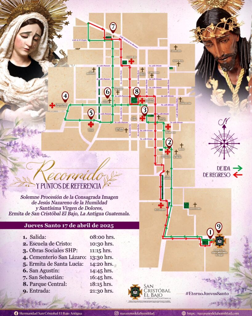 485743204_1063525142486926_2016946568528635122_n-819x1024 Recorrido de Jesús Nazareno de la Humildad