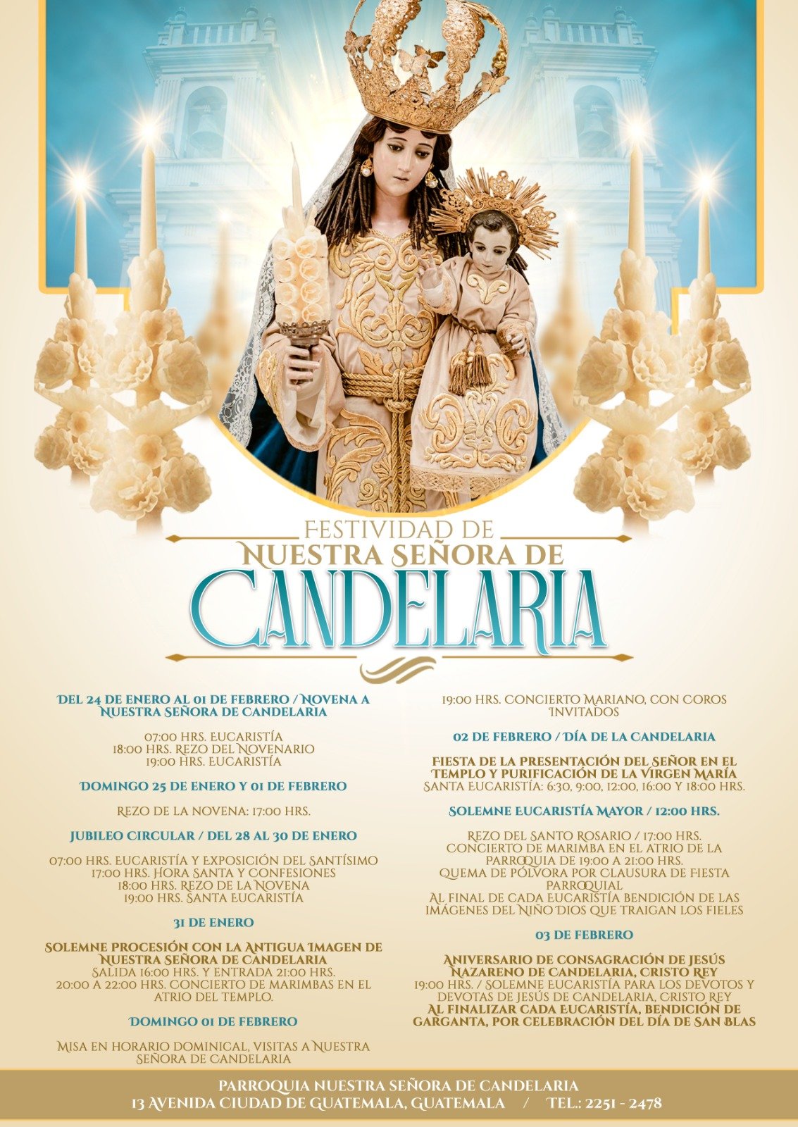 Actividades-Parroquia-de-Candelaria-2026 Actividades Parroquia Nuestra Señora de Candelaria