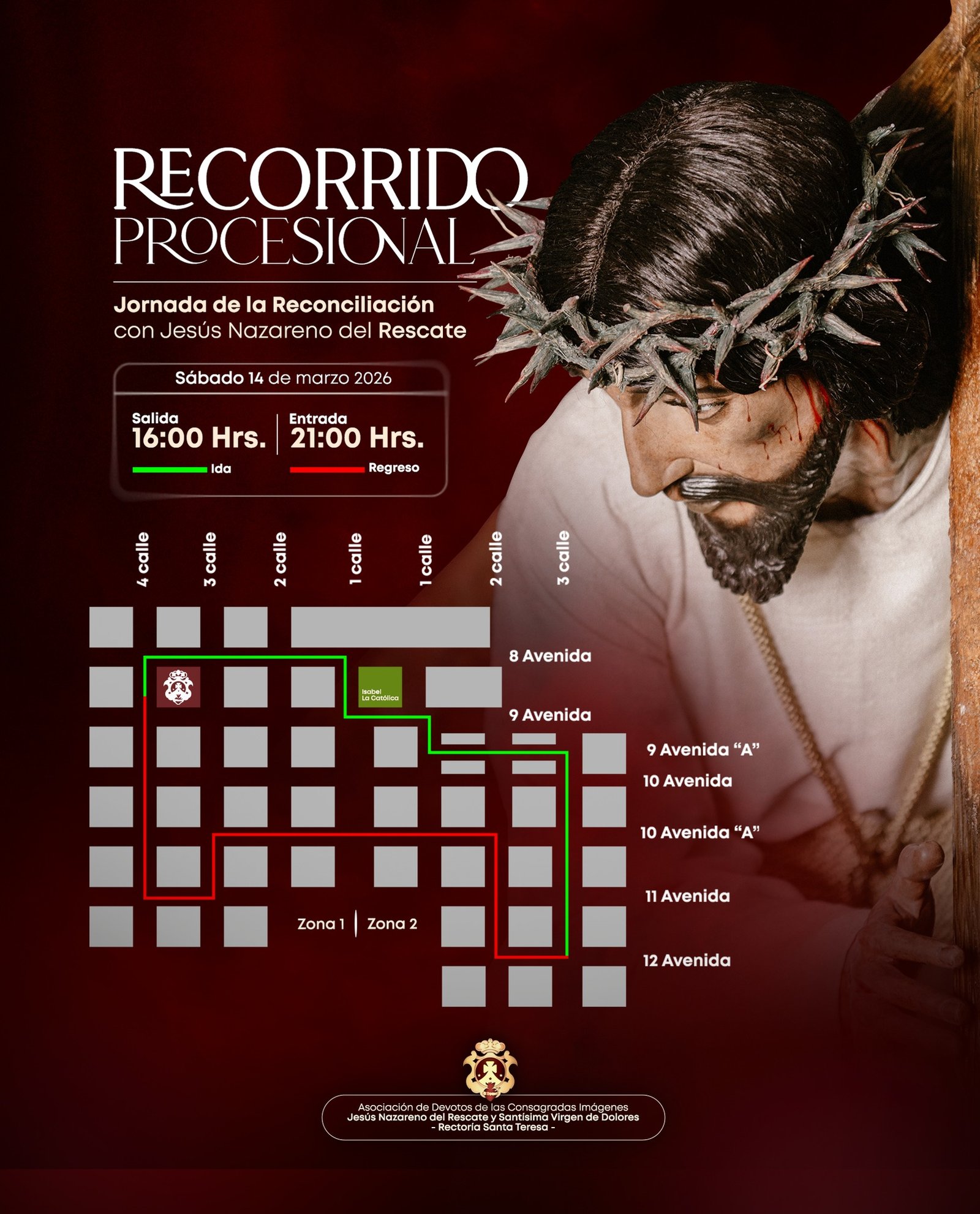 Jornada-de-la-Reconciliacion-2026 Recorrido Jornada de la Reconciliación