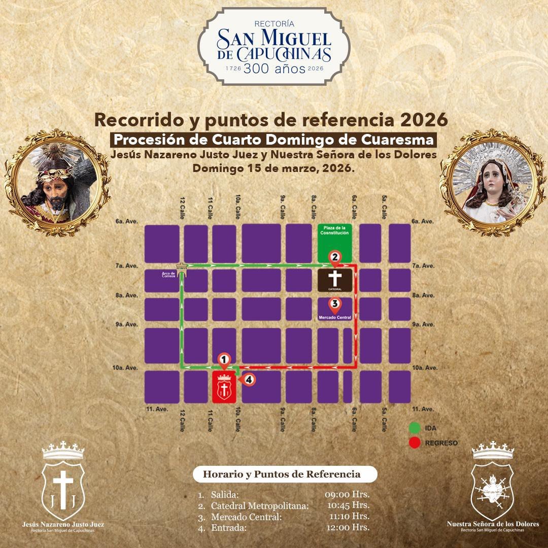 Justo-Juez-2026 Recorrido Justo Juez