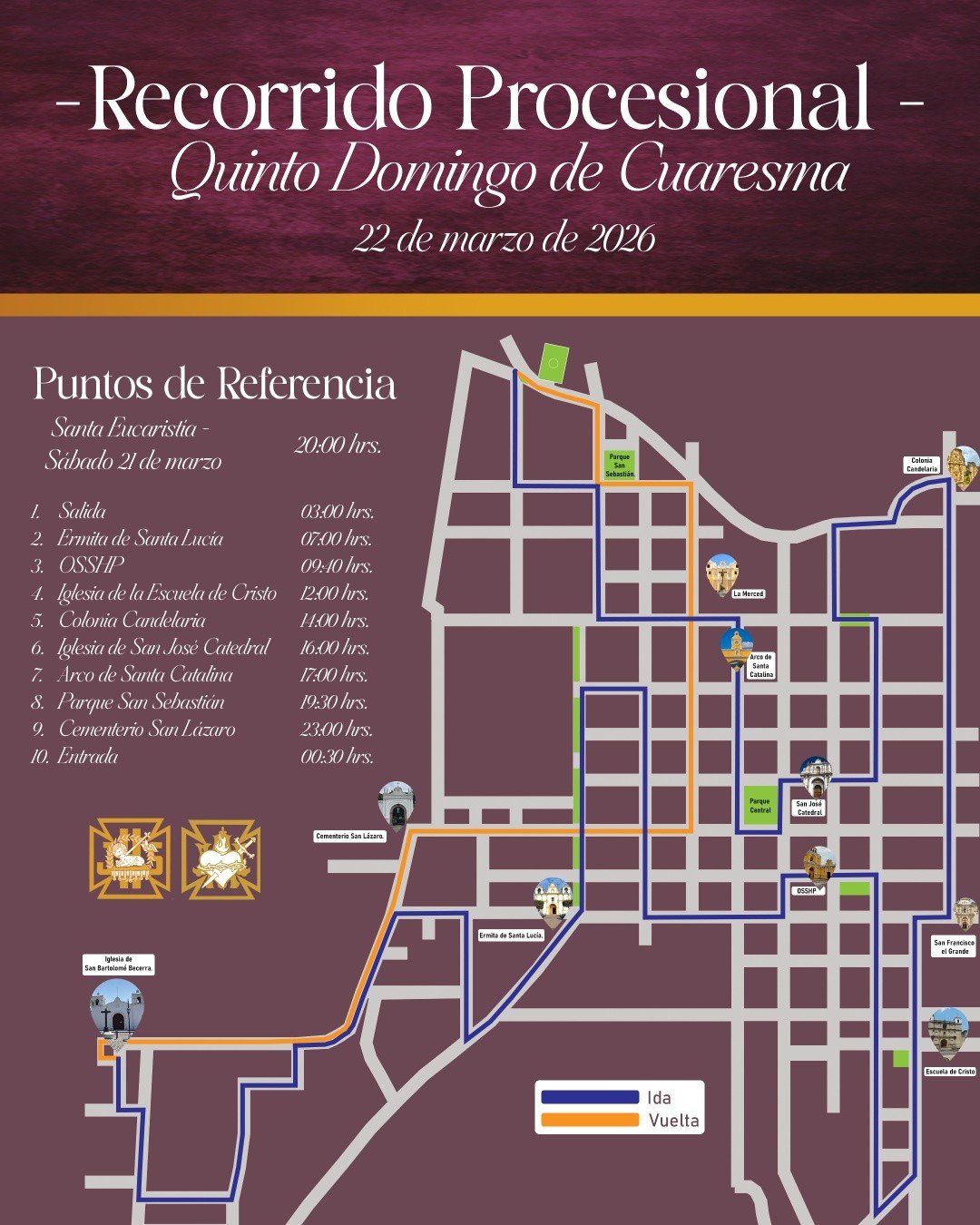 Recorrido-Jesus-de-la-Caida-2026 Recorrido Jesús de la Caída