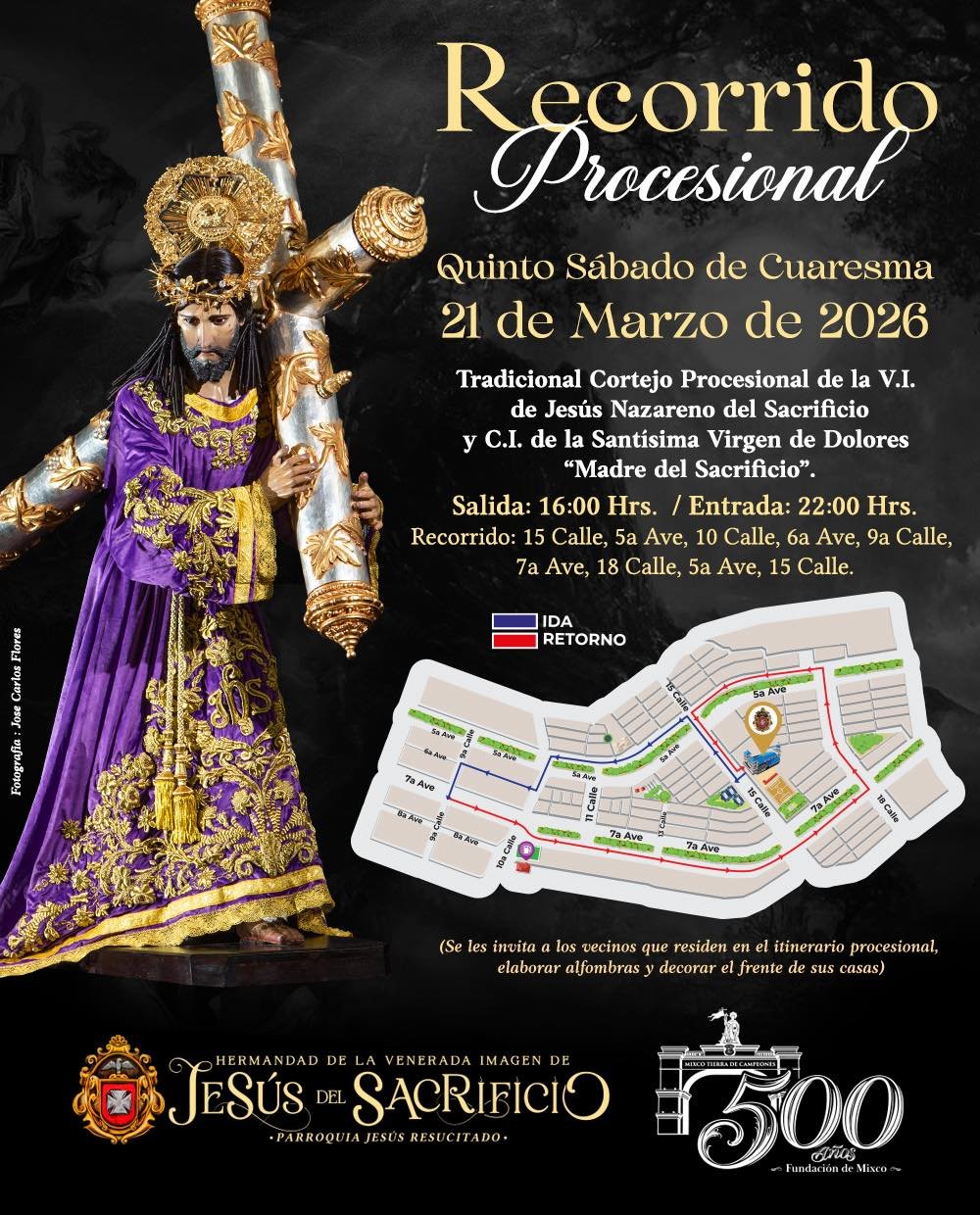 Recorrido-Jesus-del-Sacrificio-2026 Recorrido Jesús del Sacrificio