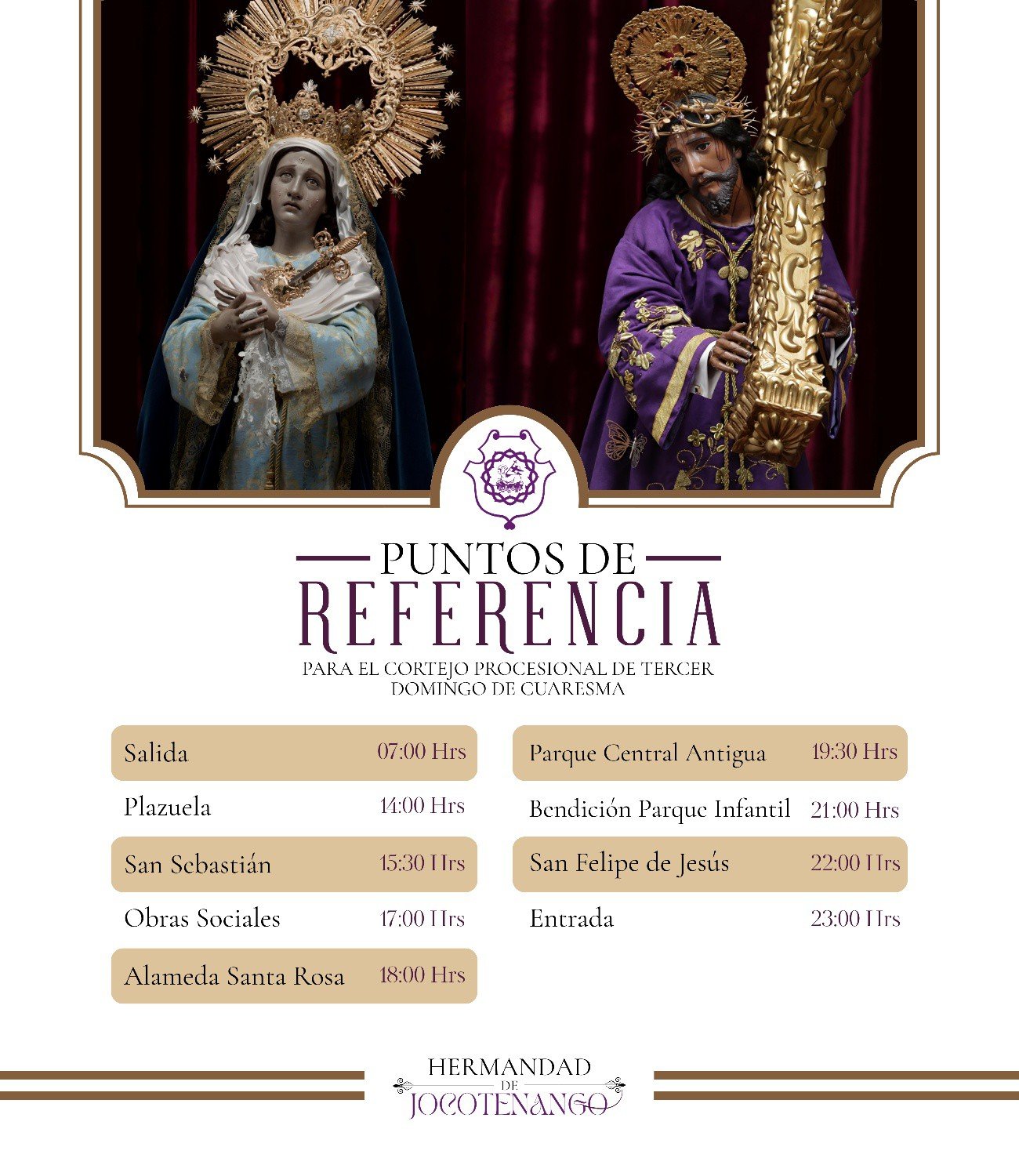 Recorrido-Jocotenango-2026 Recorrido El Dulce Rabí 2026