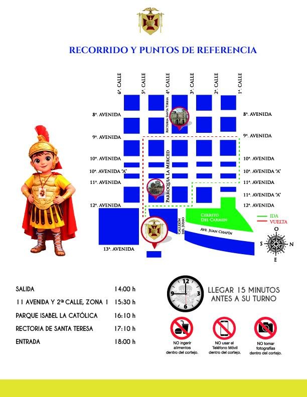 Recorrido-infantil-de-San-Jose Recorrido Procesión Infantil