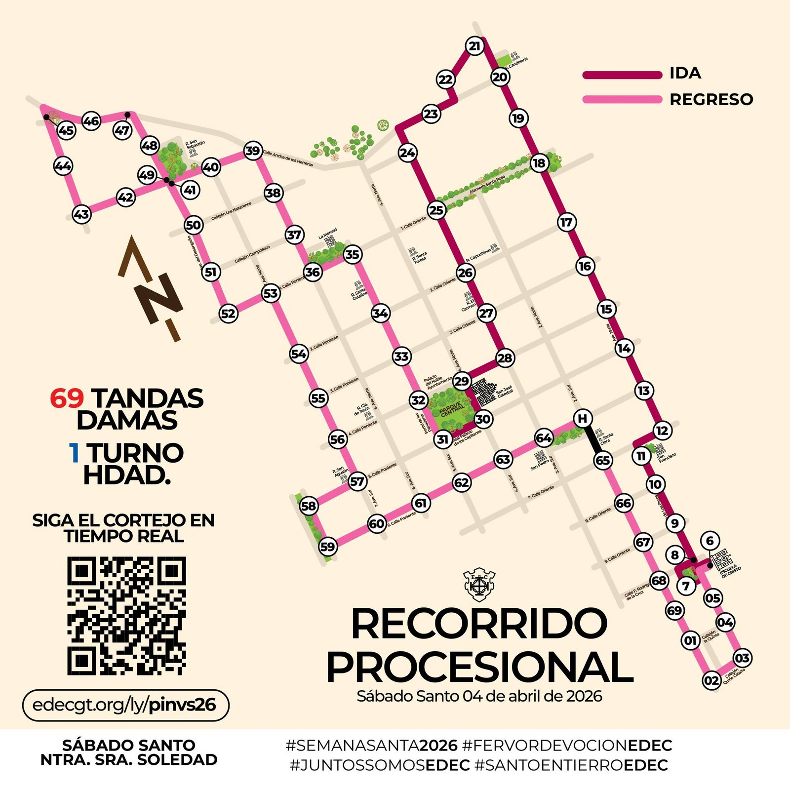 REcorrdido-Pesame-Escuela-de-Cristo-2026 Recorrido de Pésame Escuela de Cristo 2026