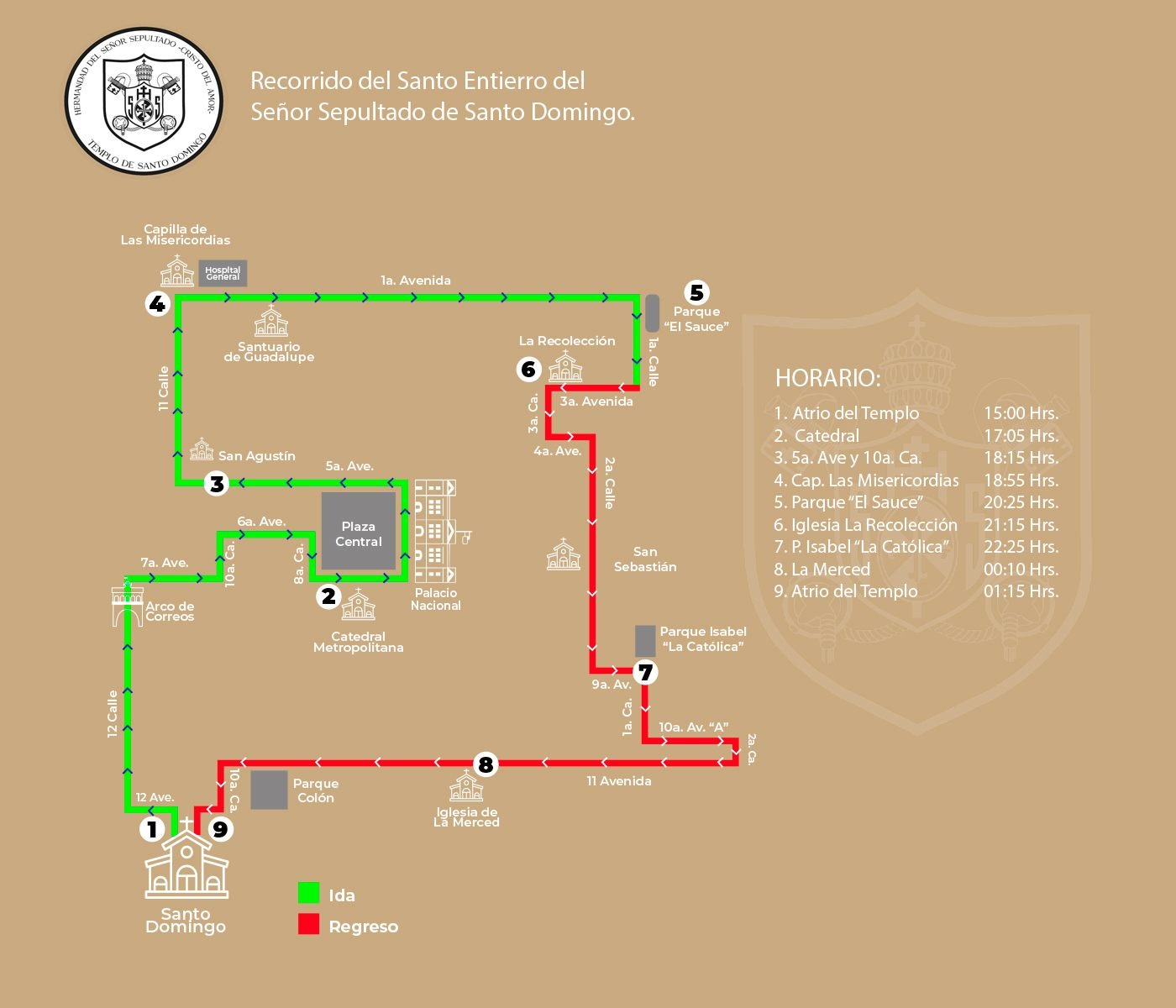 REcorrido-Cristo-del-Amor-2026 Recorrido Santo Entierro Cristo del Amor