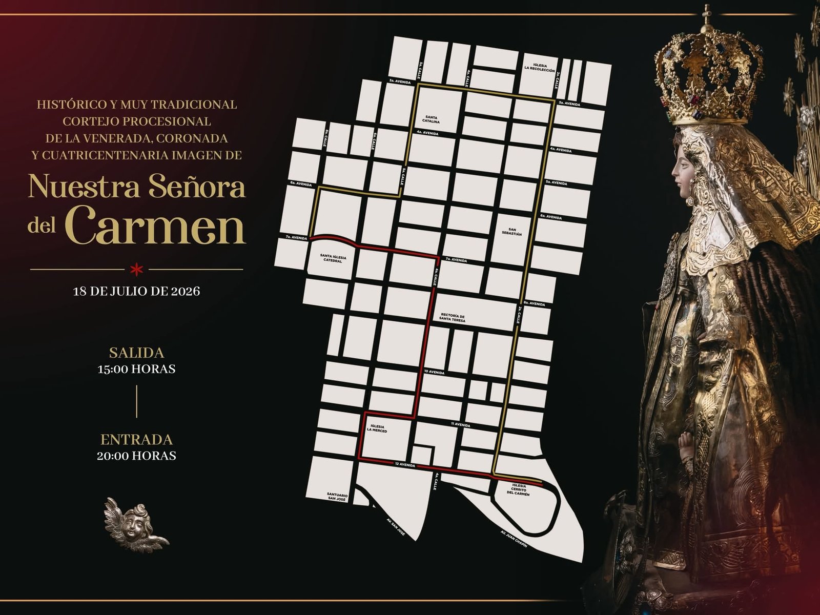 REcorrido-Virgen-del-Carmen-del-Cerrito-2026 Recorrido Nuestra Señora del Carmen